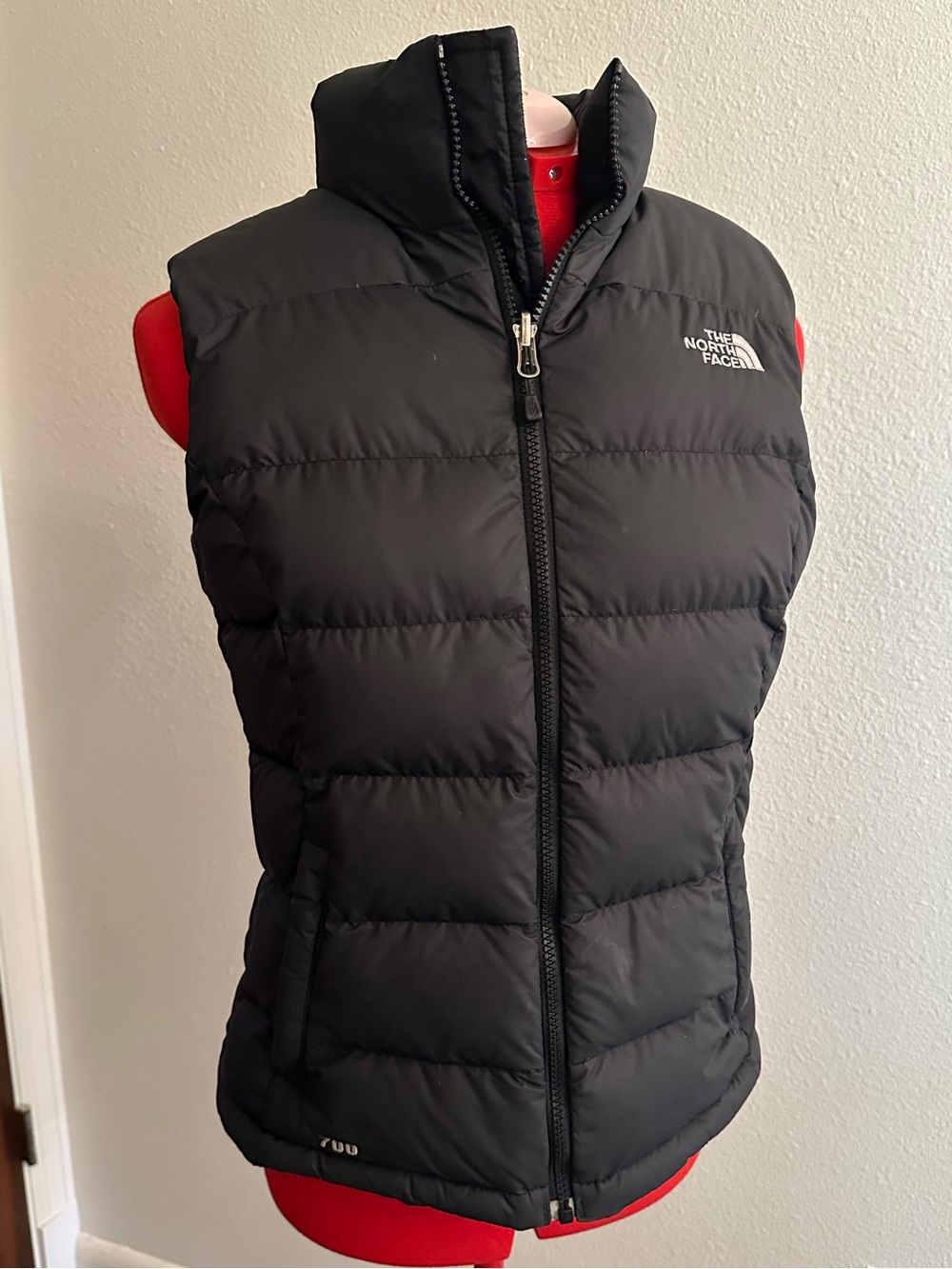 The North Face Black Quilted Down Vest
